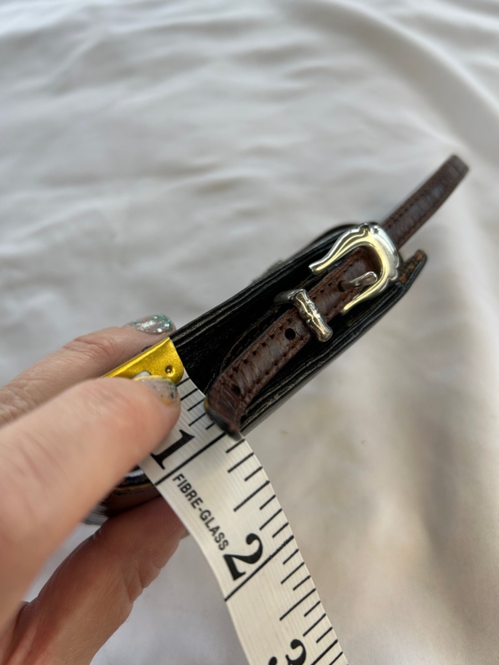 Vintage Brighton Leather Croc Embossed Cell Phone Case - Picture 9 of 9